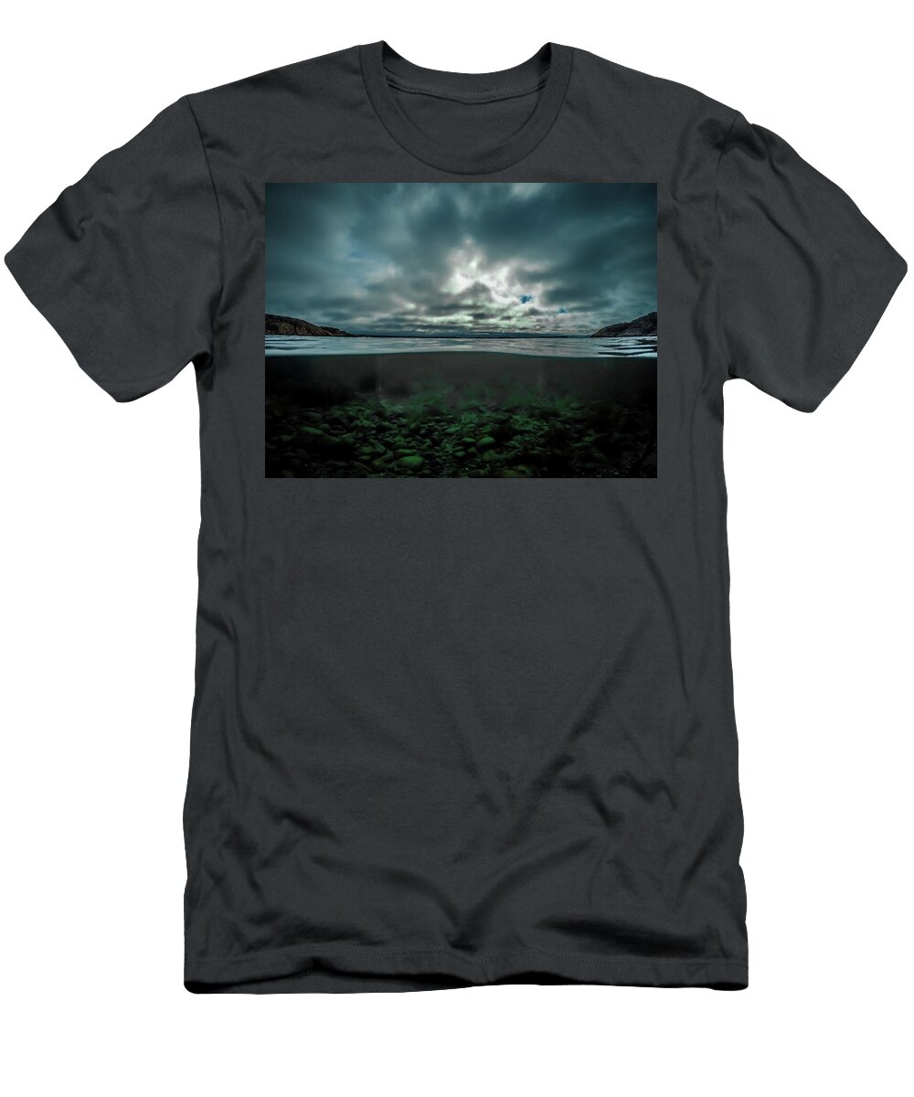 Underwater T-Shirt featuring the photograph Hostsaga - Autumn tale by Nicklas Gustafsson