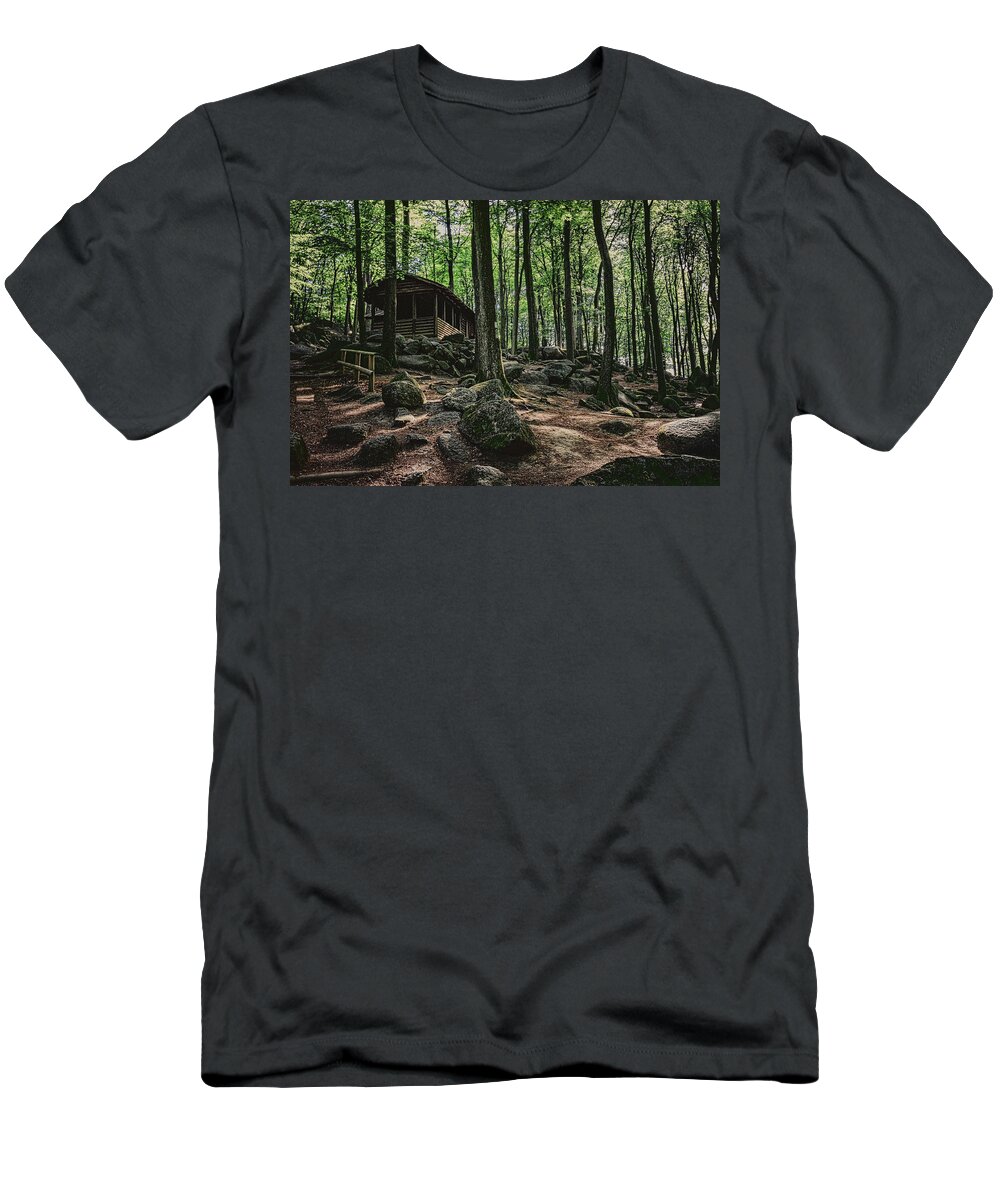 Photography T-Shirt featuring the photograph House in the Forest by Marc Braner