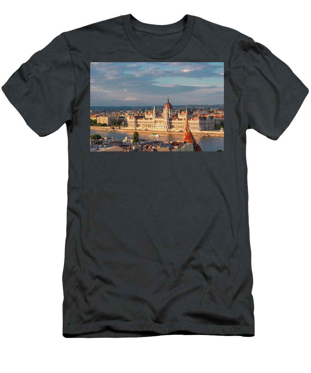 2018 T-Shirt featuring the photograph Hungarian Parliament by Rob Amend