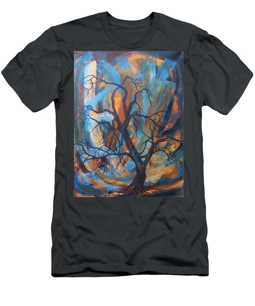 Hurricane T-Shirt featuring the painting Hurricane by Vera Smith