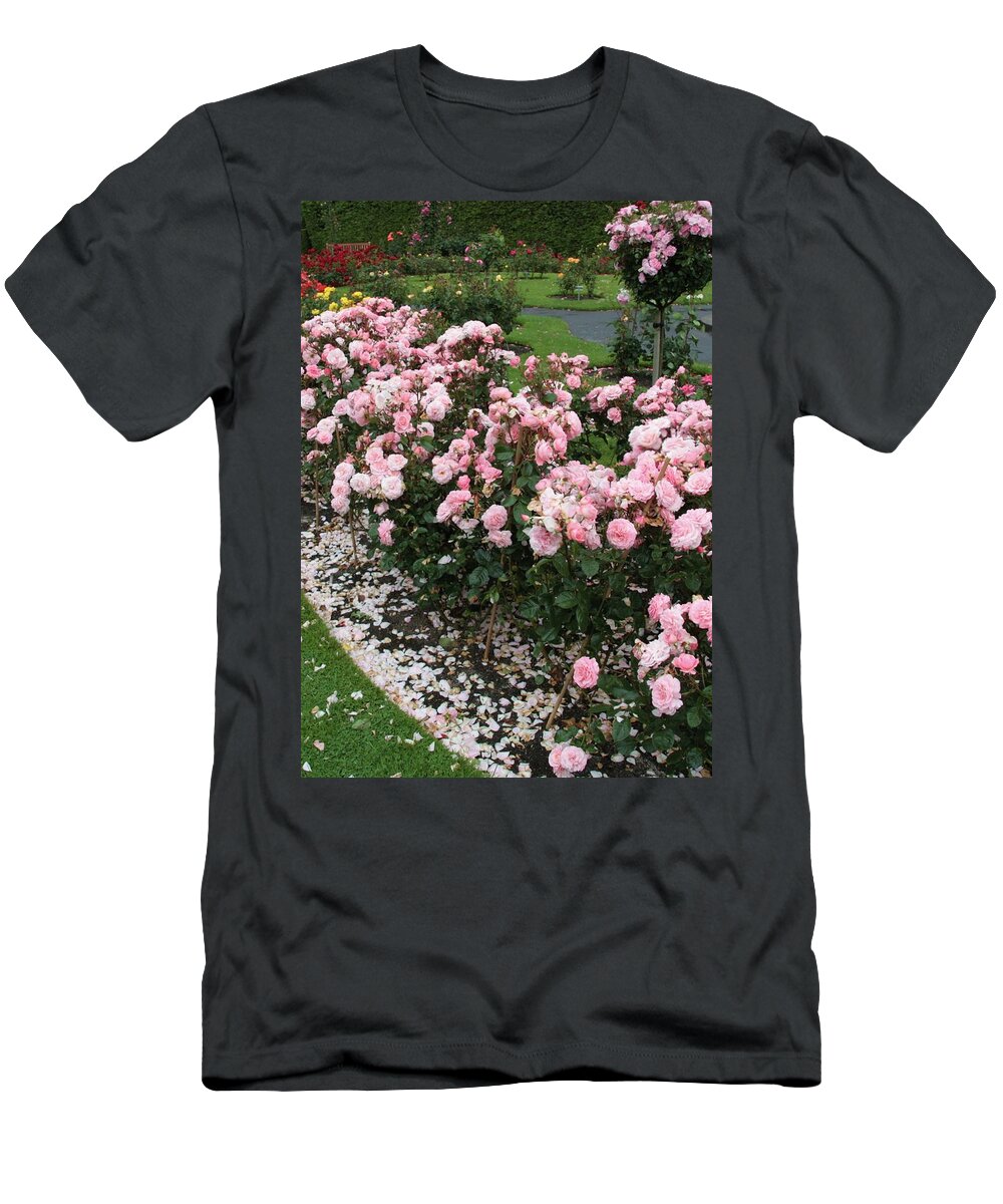 Rose Garden T-Shirt featuring the photograph ...........I never promised you a rose garden by Martina Fagan