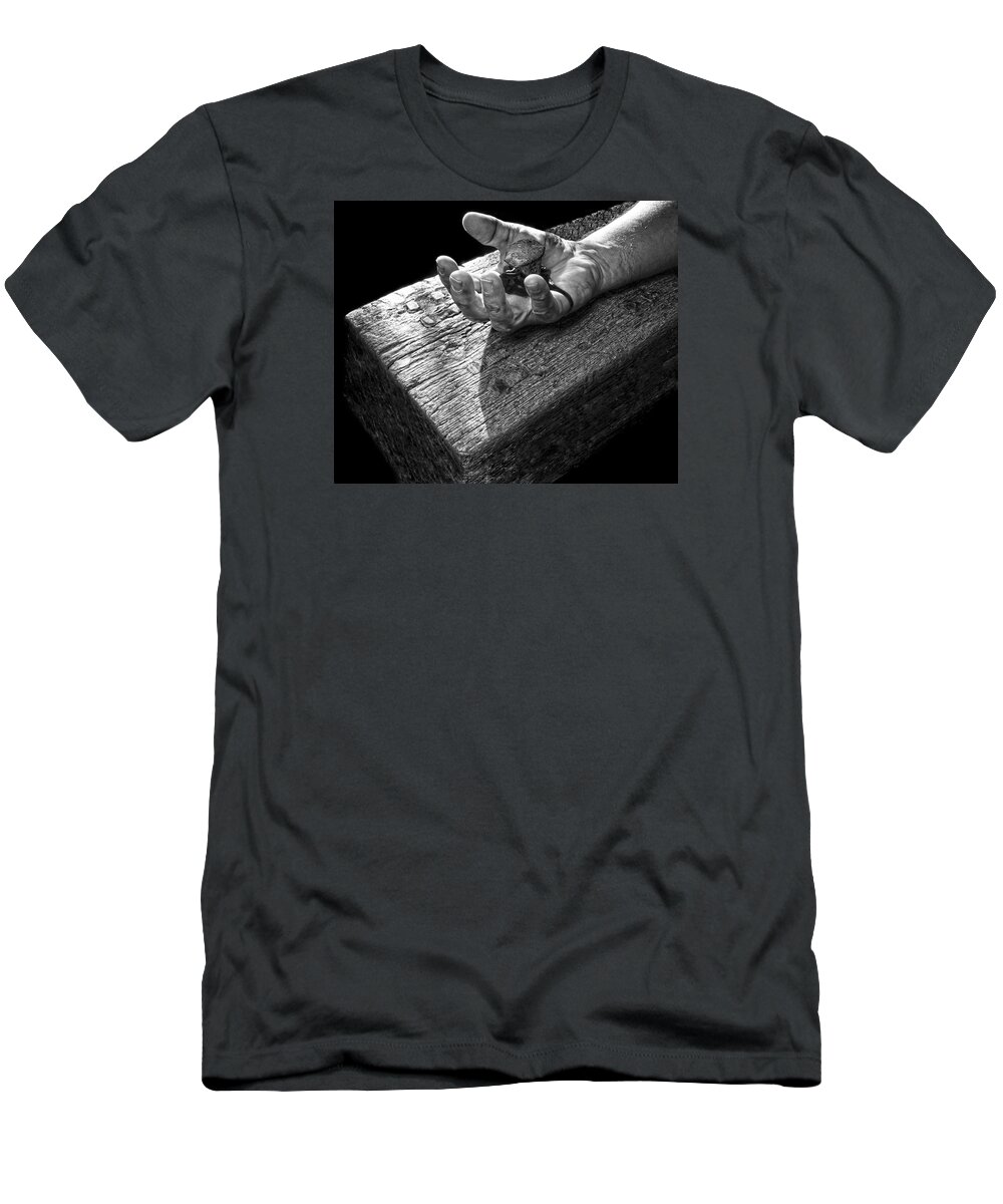 Cross T-Shirt featuring the photograph I reached out to you by Robert Och