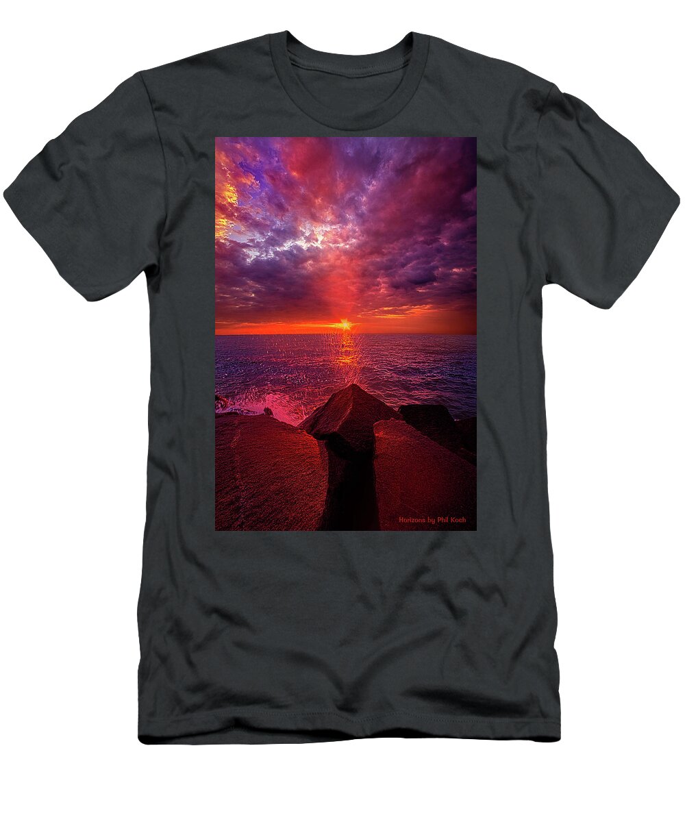 Clouds T-Shirt featuring the photograph I Still Believe In What Could Be by Phil Koch