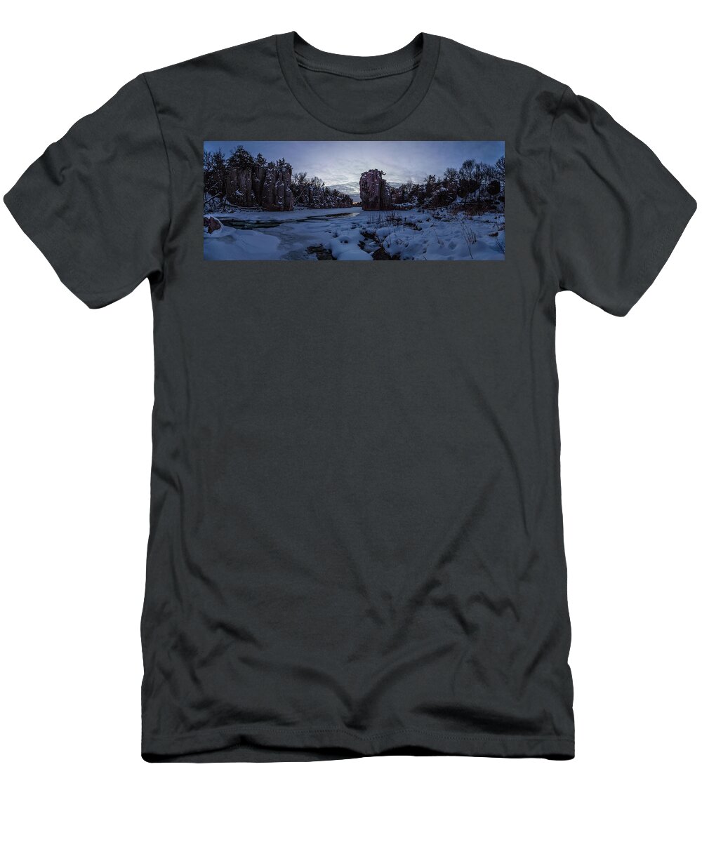 Palisades T-Shirt featuring the photograph Ice King by Aaron J Groen