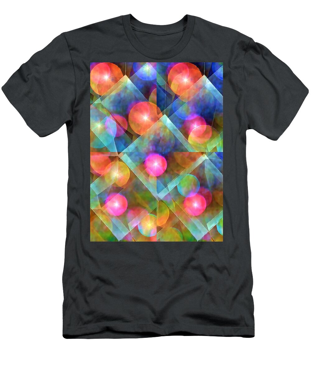 Illumination T-Shirt featuring the mixed media Illumination by Laurie's Intuitive