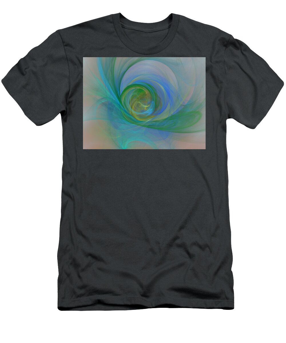 Art T-Shirt featuring the digital art Impallid by Jeff Iverson