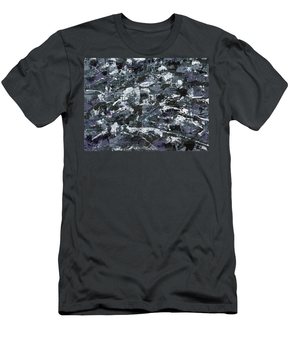 Abstract T-Shirt featuring the painting In Rubble by Matthew Mezo