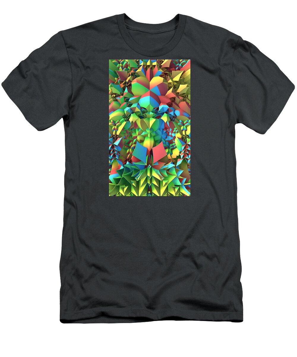 Green T-Shirt featuring the digital art In the Tropics by Lyle Hatch