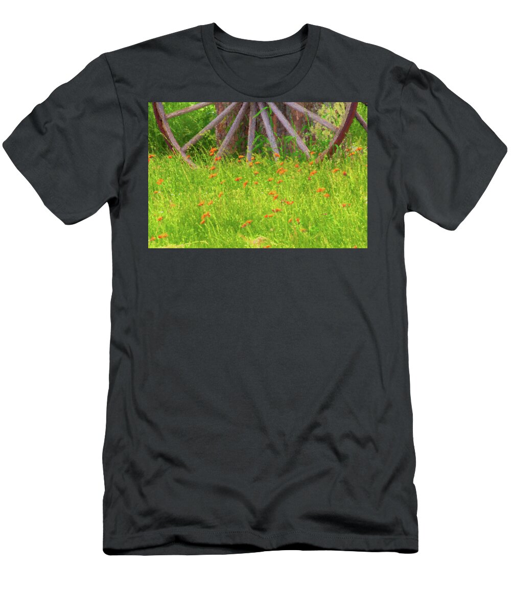East Dover Vermont T-Shirt featuring the photograph Indian Paintbrush Flowers by Tom Singleton