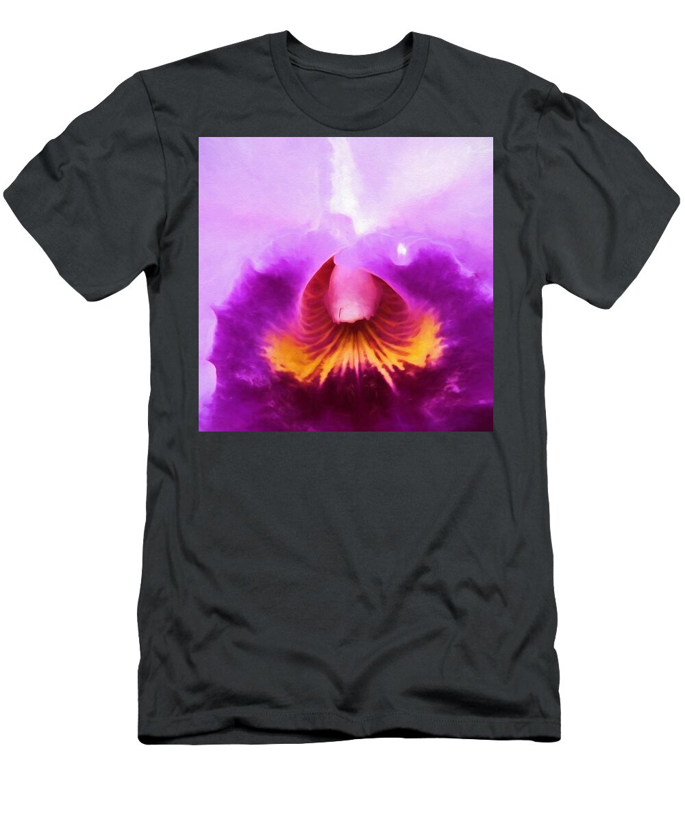 Orchid T-Shirt featuring the photograph Inner Sanctum III by John Freidenberg