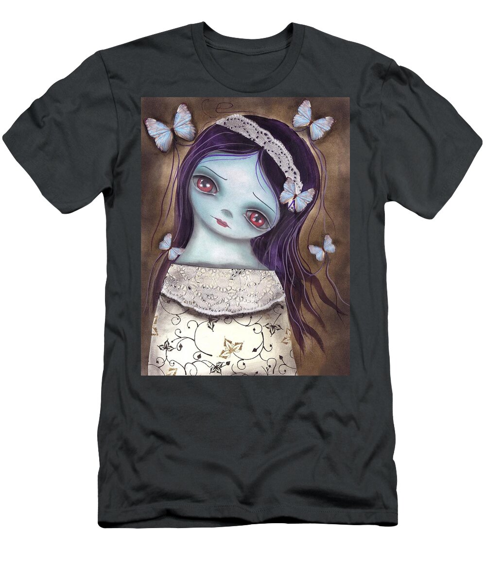 Innocence T-Shirt featuring the painting Innocence by Abril Andrade
