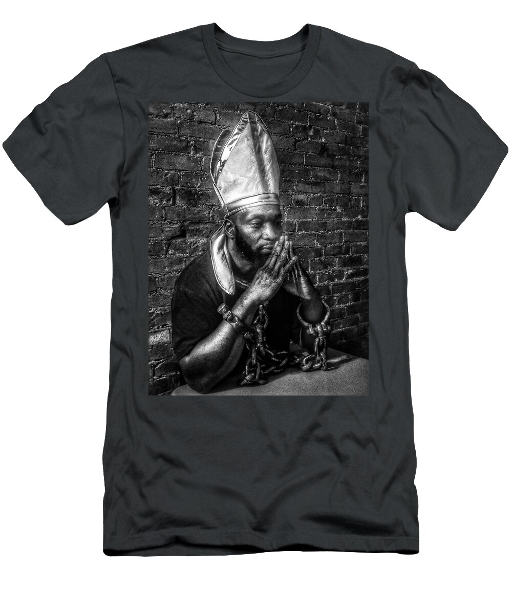 Black T-Shirt featuring the photograph Inquisition by Al Harden