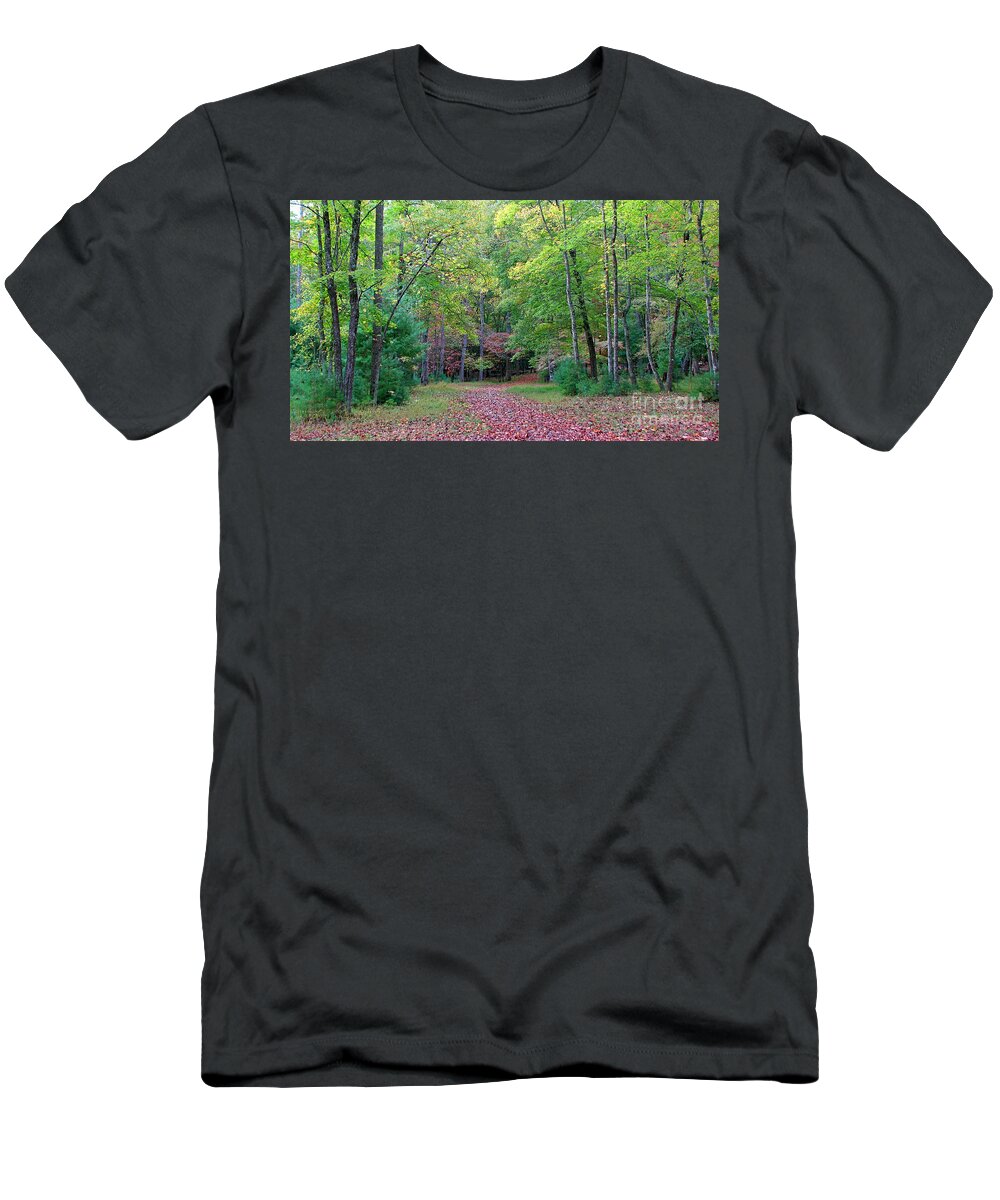 Landscape T-Shirt featuring the photograph Into the Forest by Todd Blanchard
