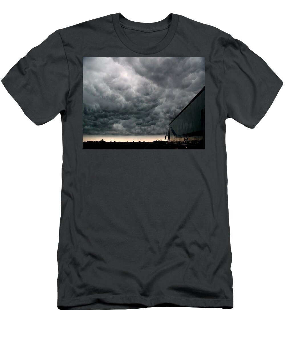 Storm T-Shirt featuring the photograph Into The Storm by DArcy Evans