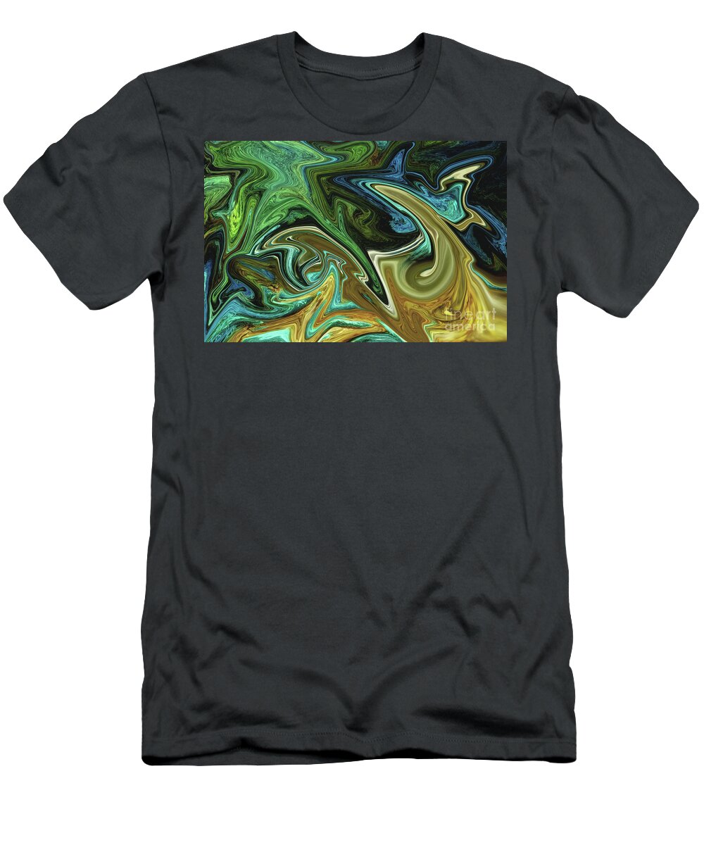 Abstract T-Shirt featuring the photograph Involved by Mike Eingle