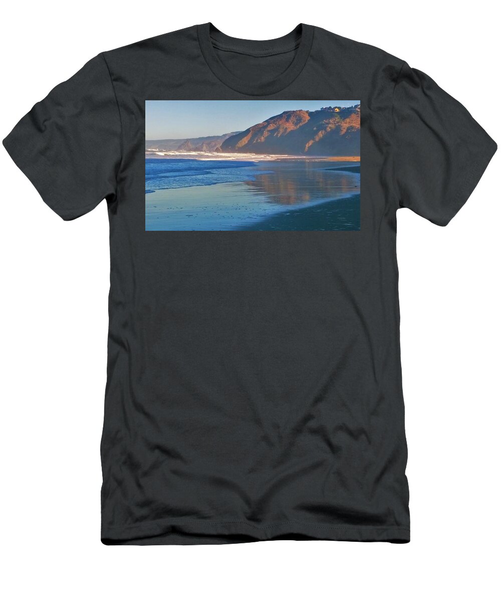 Irish Beach T-Shirt featuring the photograph Irish Beach #5 by Lisa Dunn