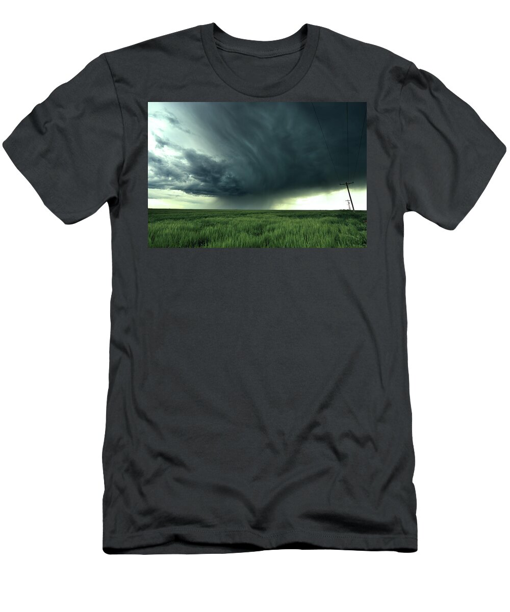The T-Shirt featuring the photograph Irrigation by Brian Gustafson