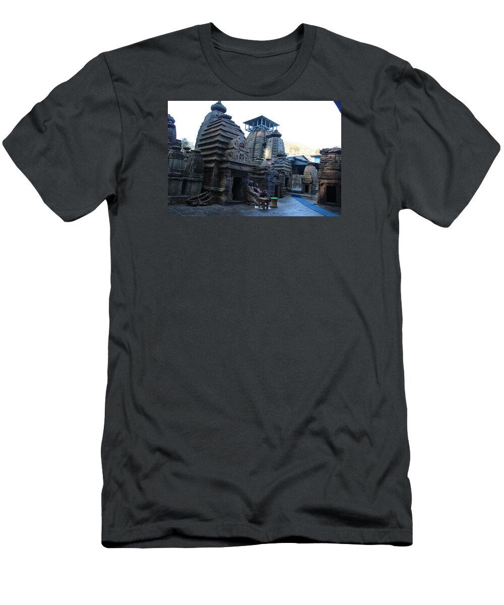 Jageshwar T-Shirt featuring the photograph Jageshwar Temples by Jennifer Mazzucco