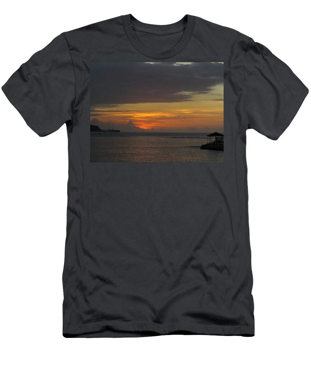 Sunset T-Shirt featuring the photograph Jamaican Skies by Jessica Myscofski