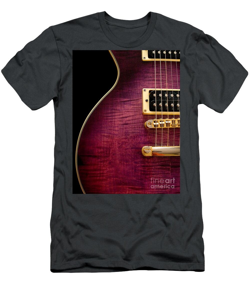 Jay Turser T-Shirt featuring the photograph Jay Turser Guitar 3 by Dorothy Lee
