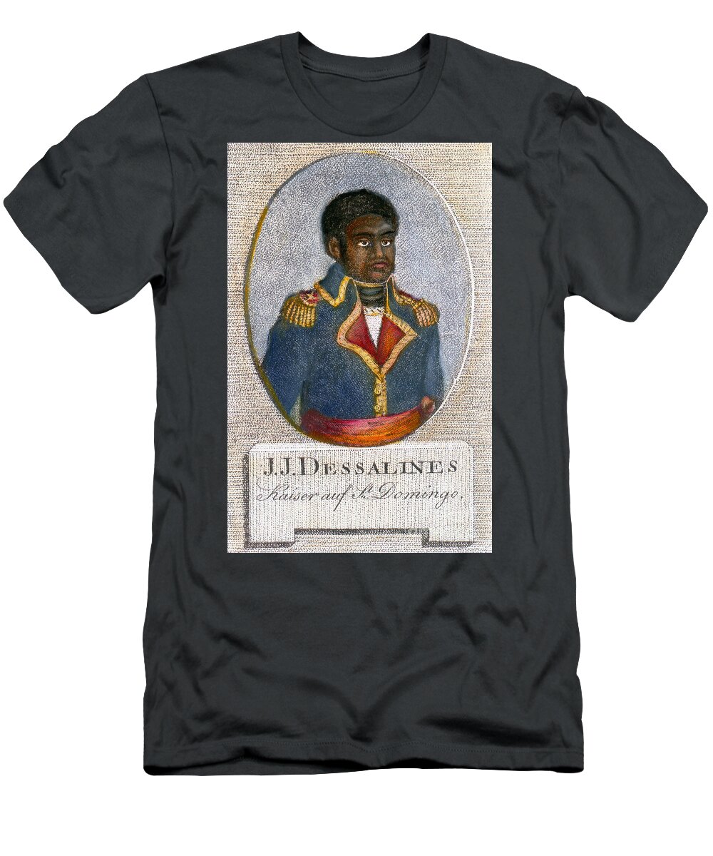 18th Century T-Shirt featuring the drawing Jean-jacques Dessalines by Granger