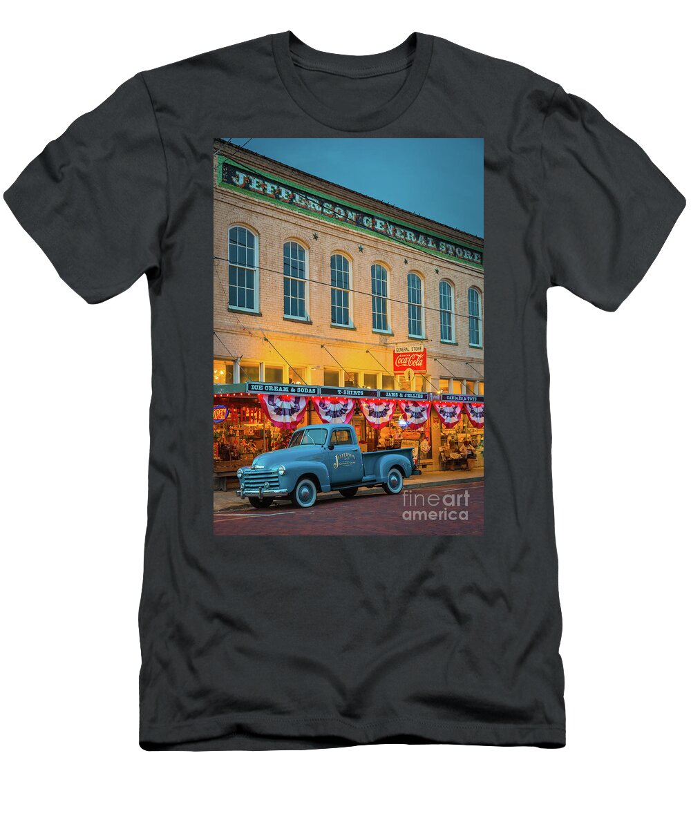 America T-Shirt featuring the photograph Jefferson General Store by Inge Johnsson