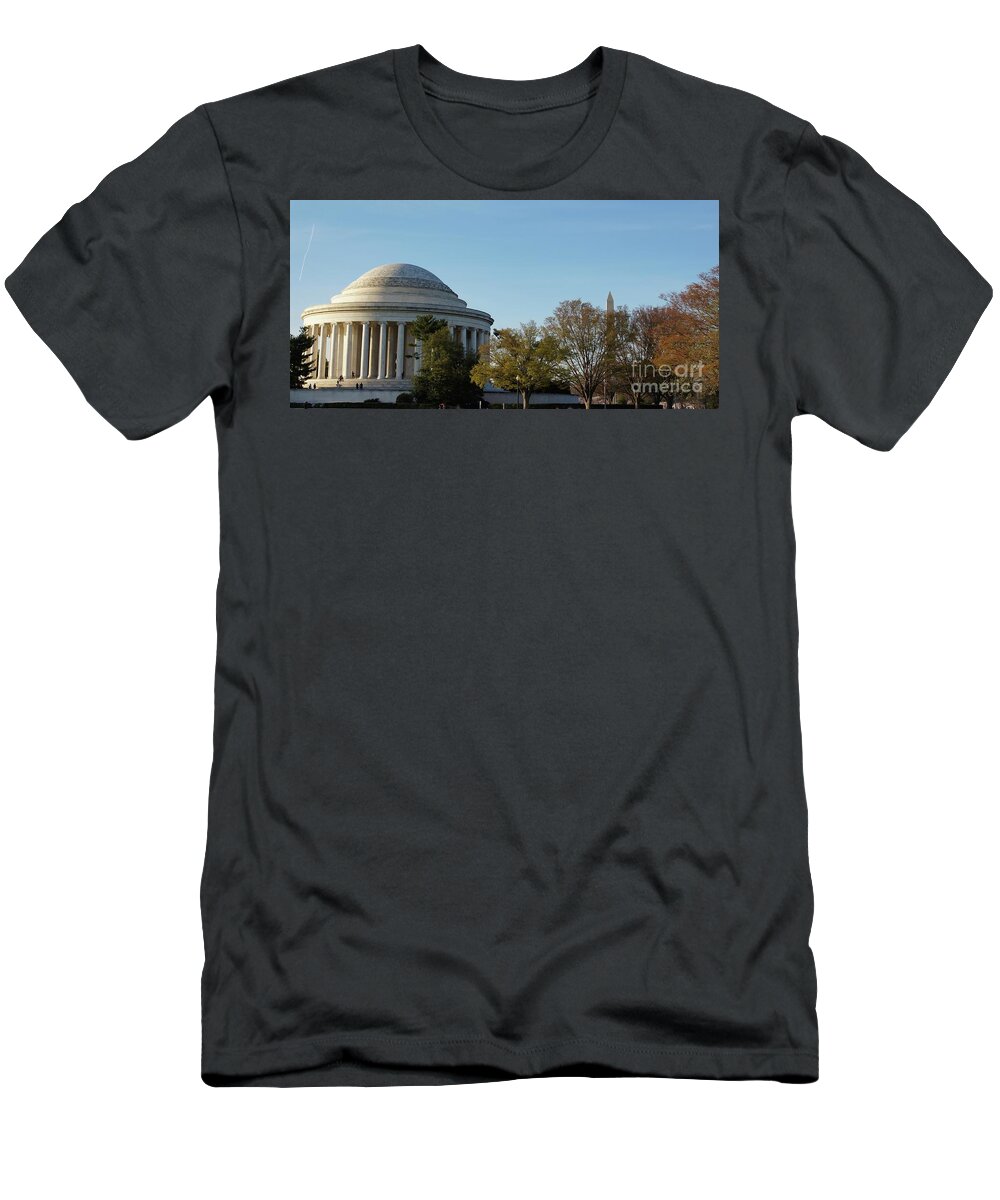 Jefferson Memorial T-Shirt featuring the photograph Jefferson Memorial by Megan Cohen