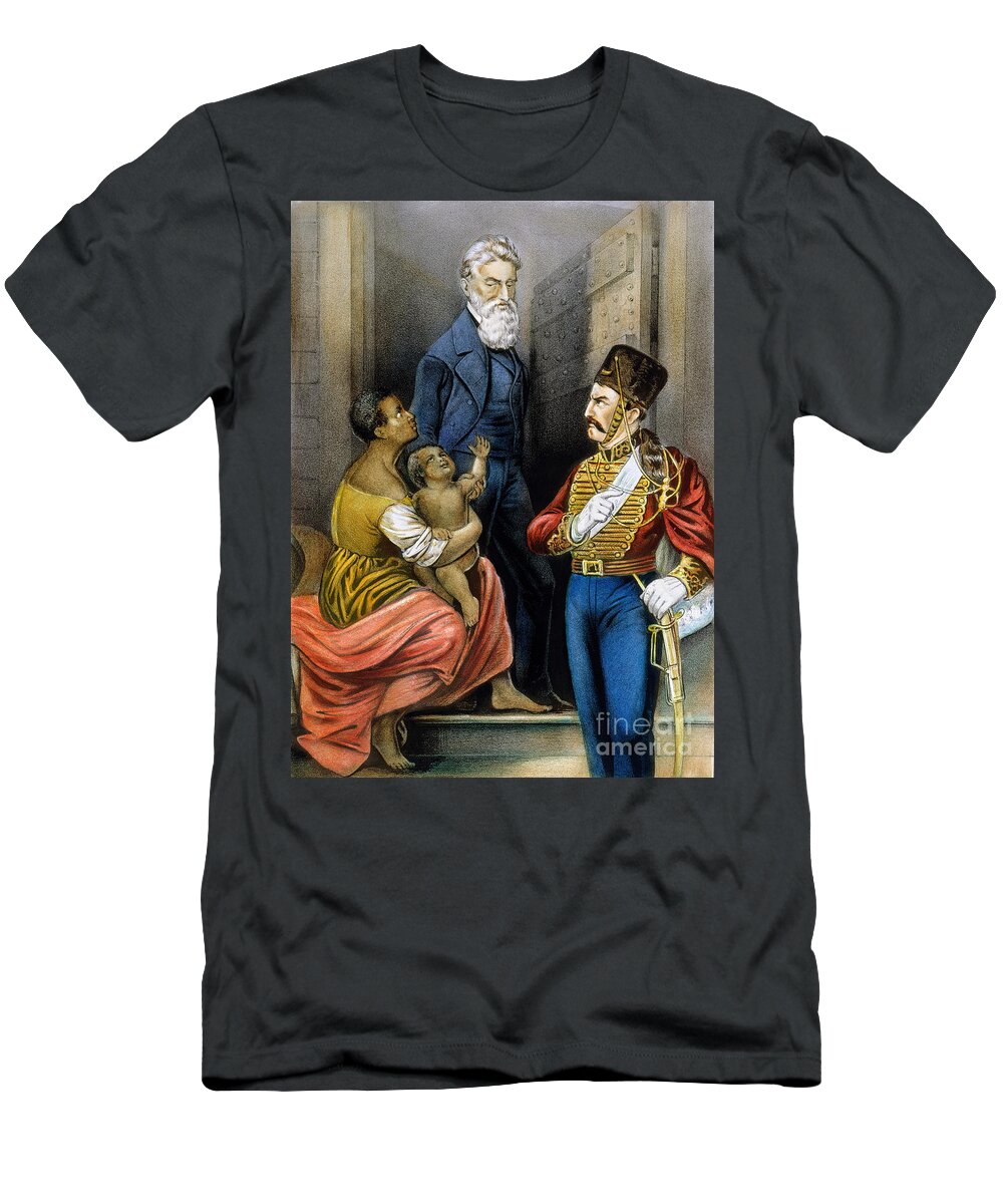 19th Century T-Shirt featuring the photograph John Brown (1800-1859) by Granger