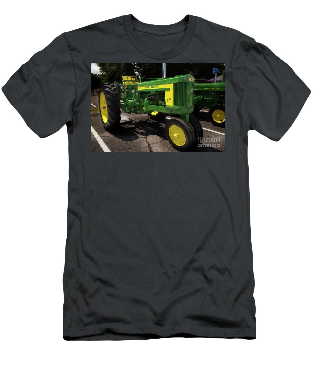 Tractor T-Shirt featuring the photograph John Deere 520 by Mike Eingle