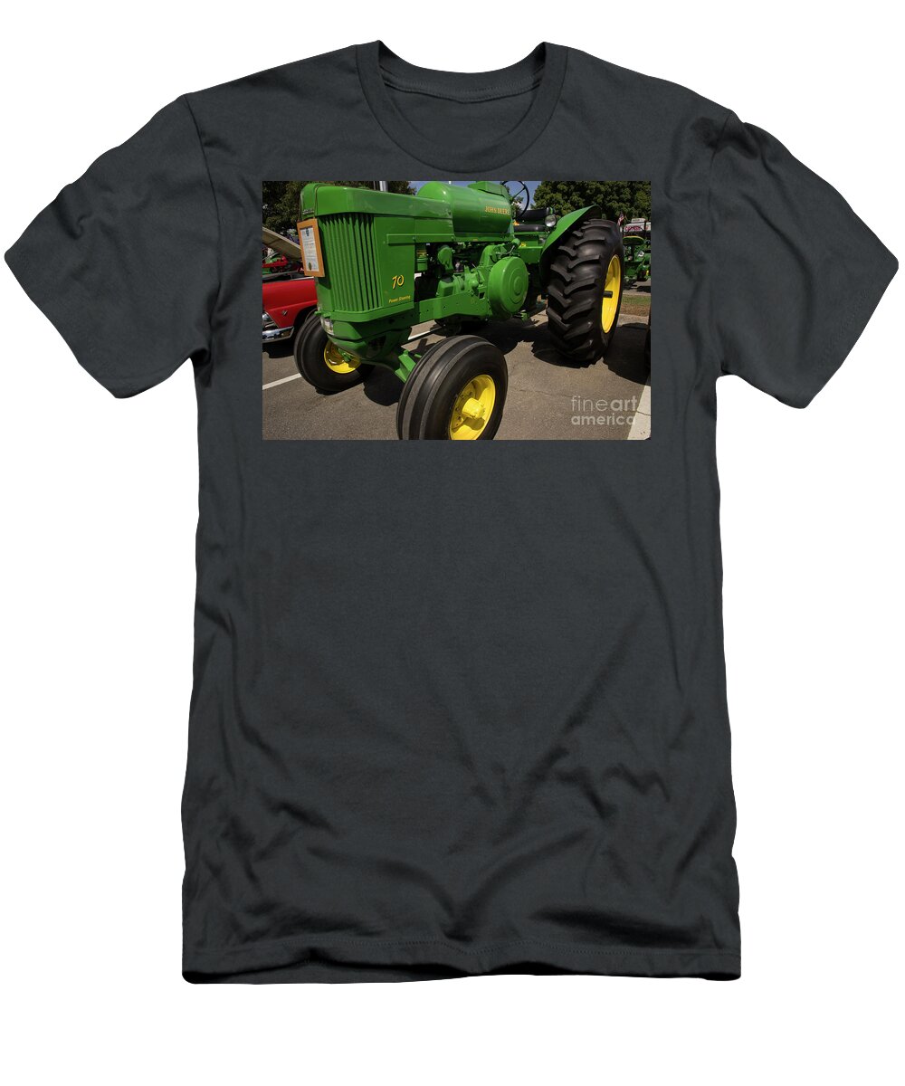 Tractor T-Shirt featuring the photograph John Deere 70 by Mike Eingle