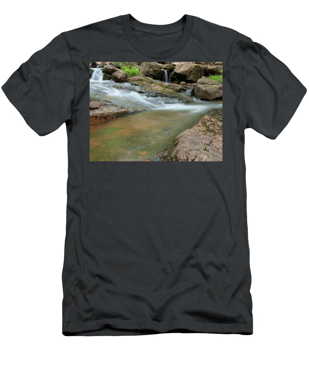 Acadia National Park T-Shirt featuring the photograph Jordan Stream by Holly Ross