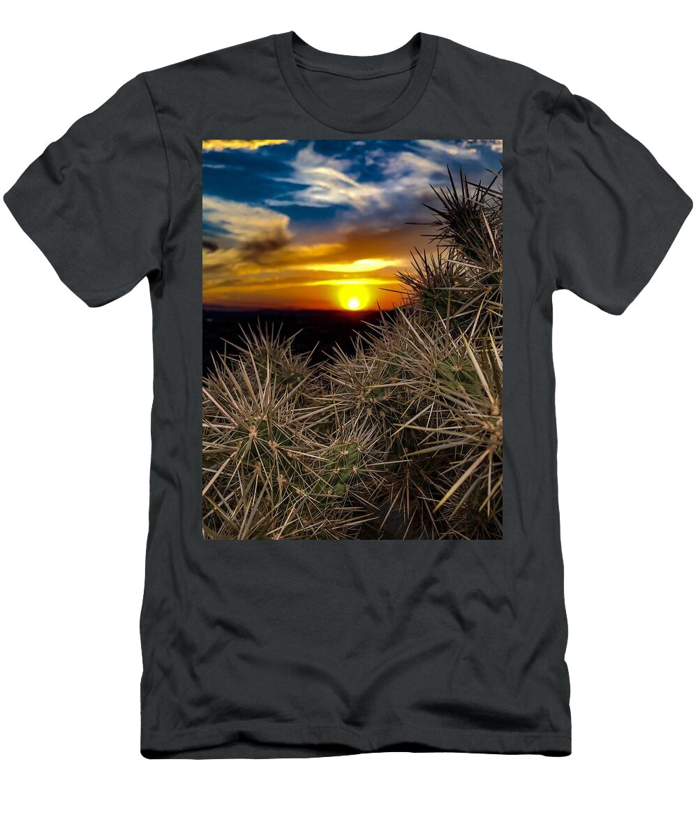 Art T-Shirt featuring the photograph JT National Park Sunset by Chris Tarpening