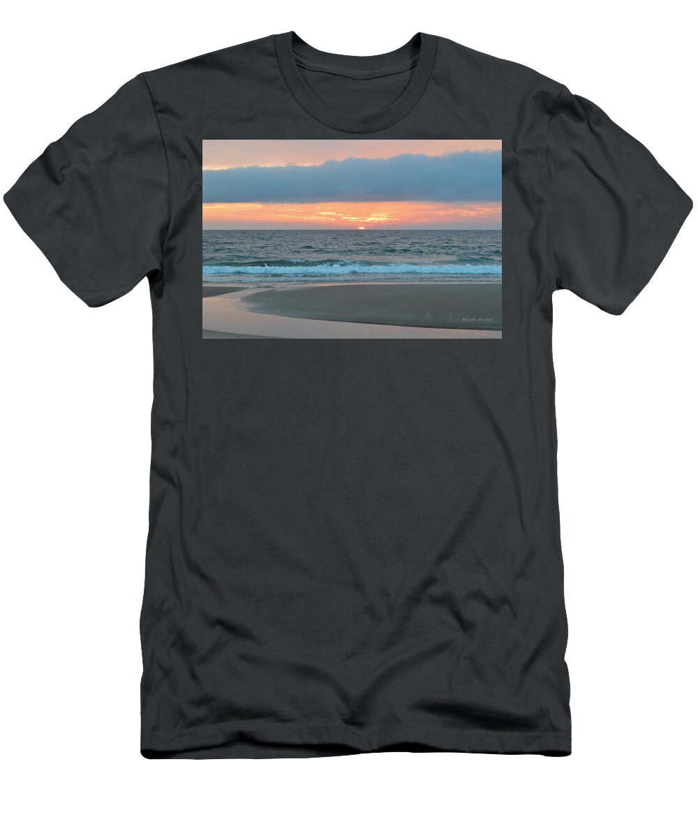 Obx T-Shirt featuring the photograph June 20 Nags Head Sunrise by Barbara Ann Bell