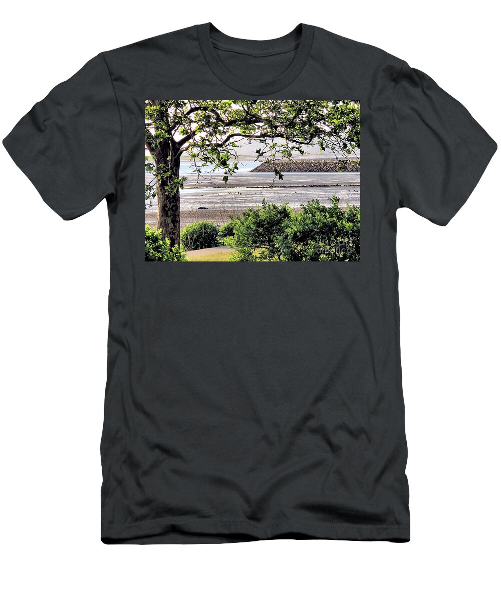 Low Tide T-Shirt featuring the photograph June Low Tide by Janice Drew