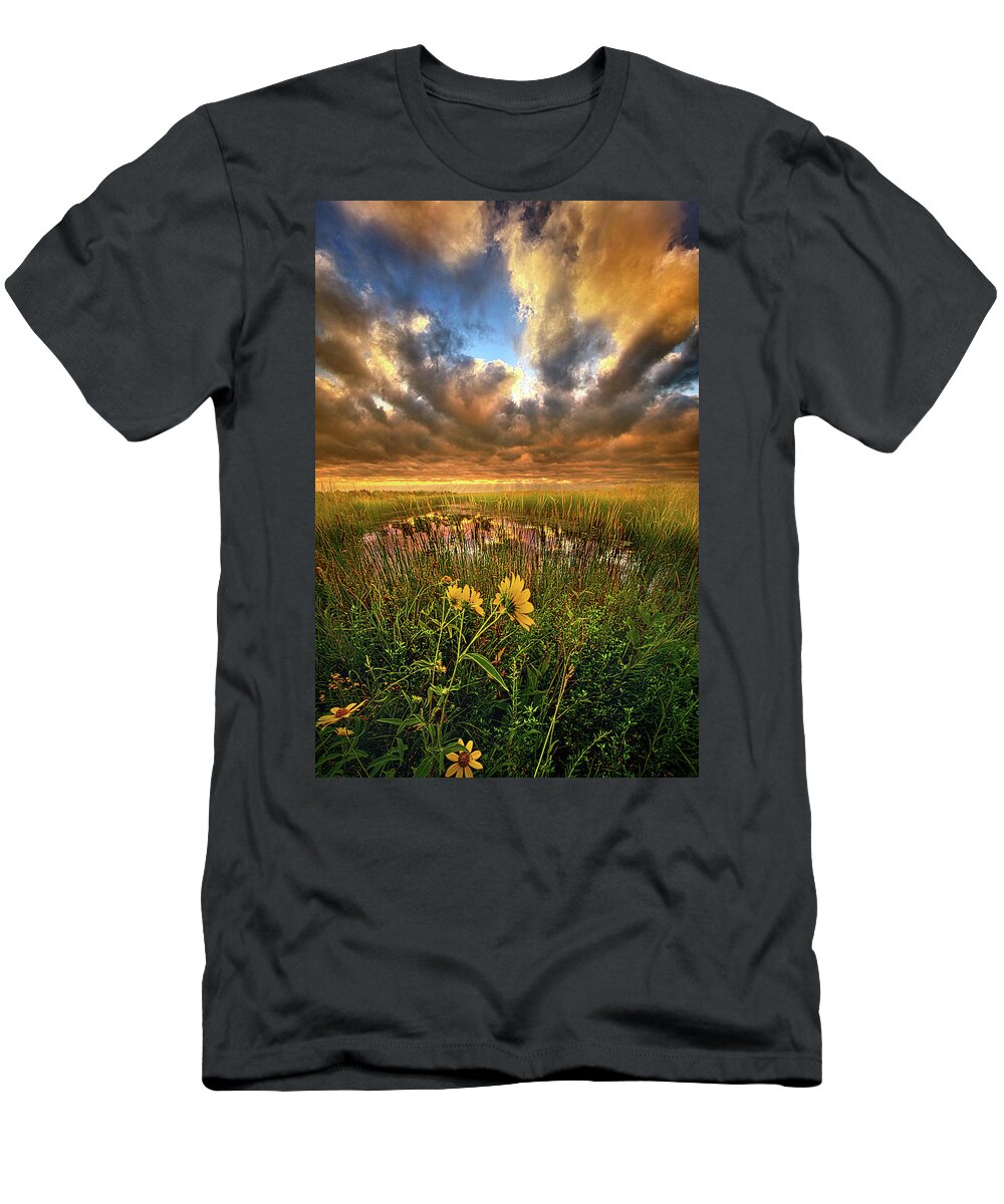 Summer T-Shirt featuring the photograph Just Moving SLow by Phil Koch