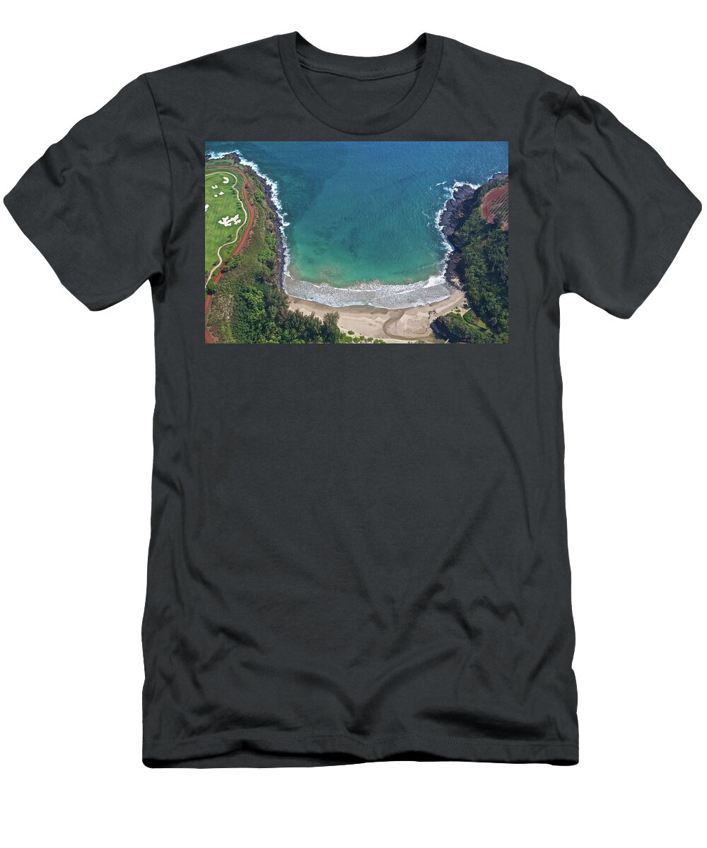 Kauai T-Shirt featuring the photograph Ka Lae O Kaiwa - use discount code SVGGMT at checkout by Steven Lapkin