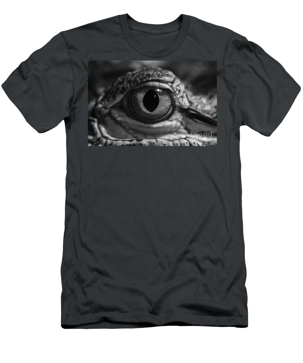 American Alligator T-Shirt featuring the photograph Keeping an Eye on You by Jim Corwin