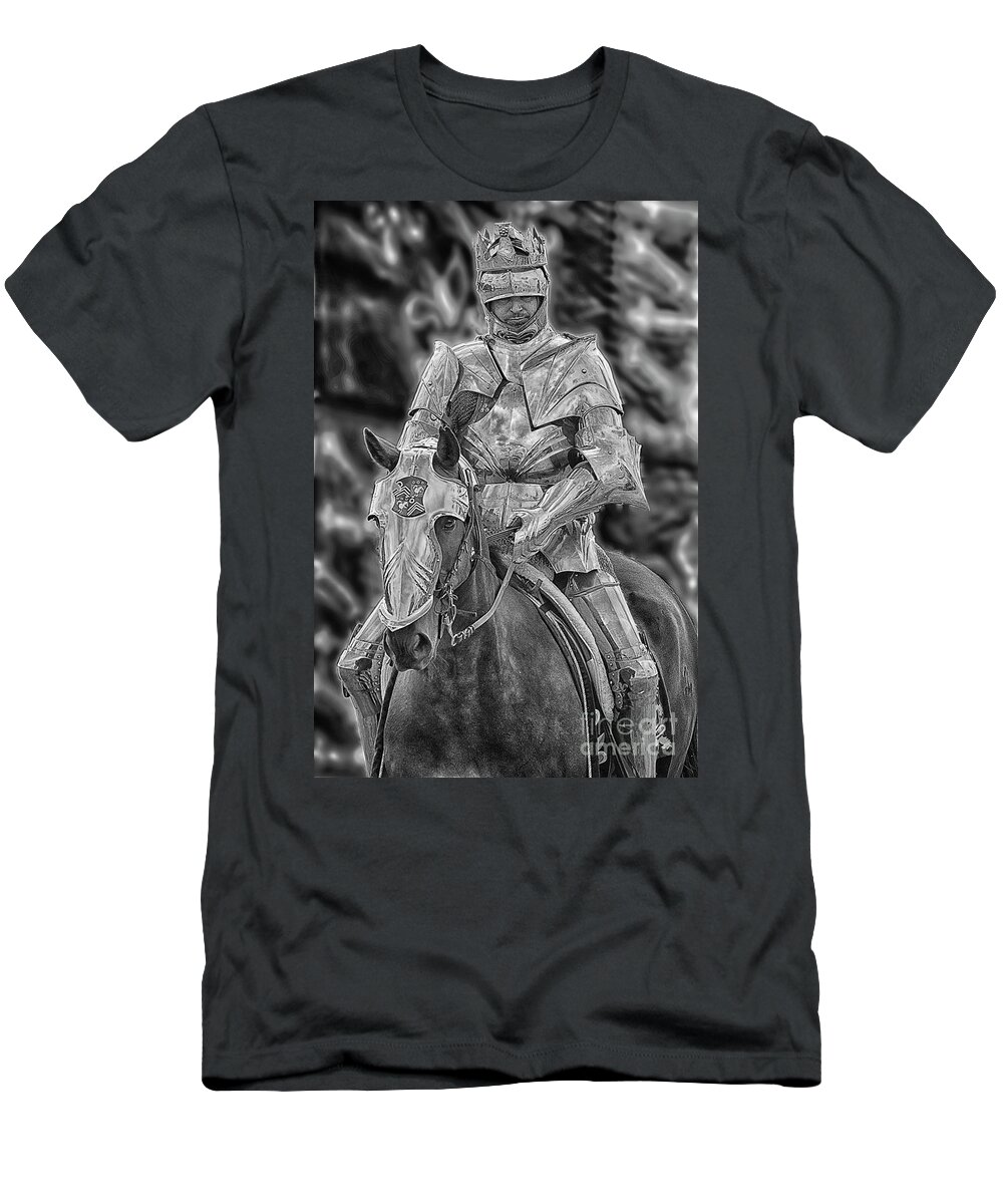 Knight T-Shirt featuring the photograph King Richard 111 1 by Linsey Williams