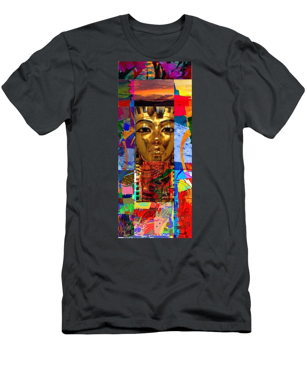 Tut T-Shirt featuring the digital art King Tut by Joe Roache