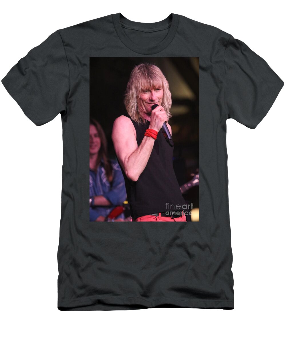 Steve Whiteman - Kix #6 T-Shirt by Concert Photos - Pixels