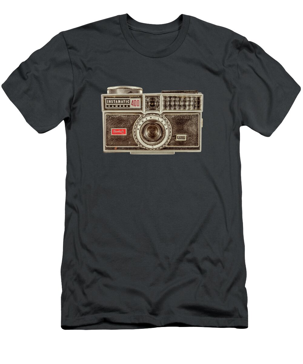 Antique T-Shirt featuring the photograph Kodak 400 Instamatic by YoPedro