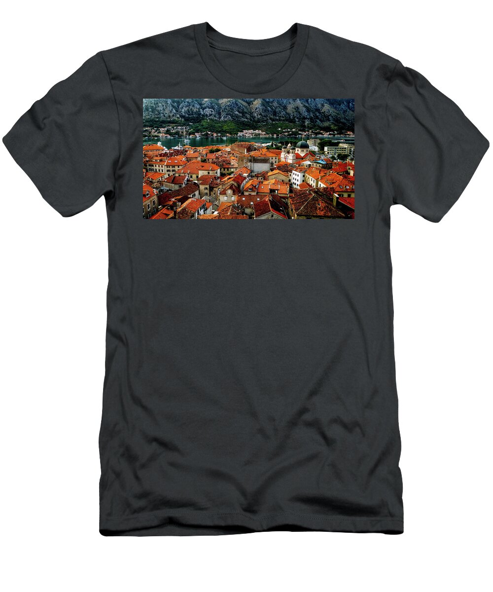 Kotar T-Shirt featuring the photograph Kotar Montenegro by Mountain Dreams