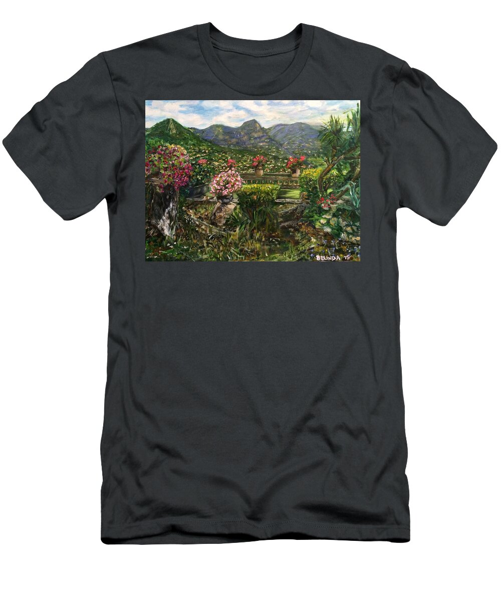 Holiday T-Shirt featuring the painting La Belle Vence by Belinda Low