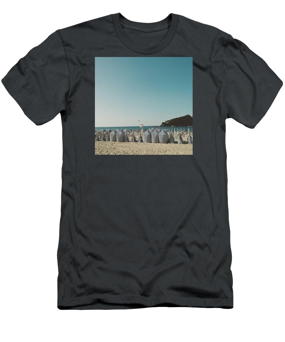 Beach T-Shirt featuring the photograph Beach by The Yellow Loops