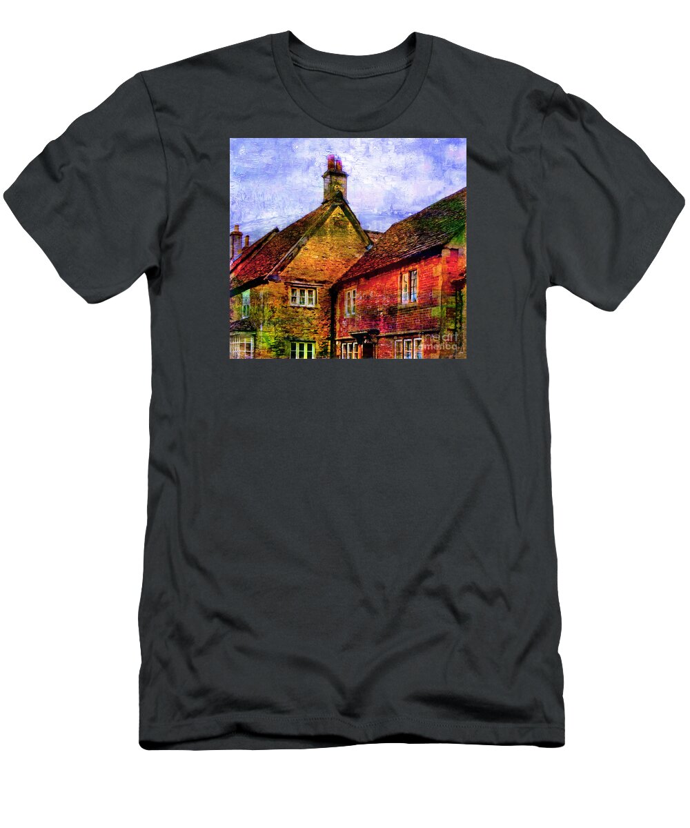 Lacock T-Shirt featuring the photograph Lacock Village, Wiltshire by Judi Bagwell