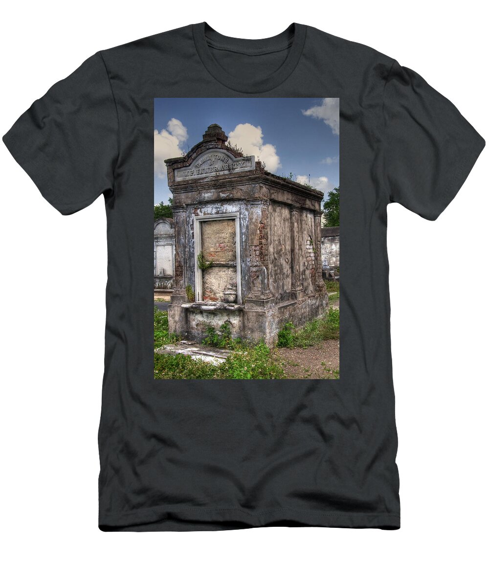 New Orleans T-Shirt featuring the photograph Lafayette Crypt 2 by Tammy Wetzel