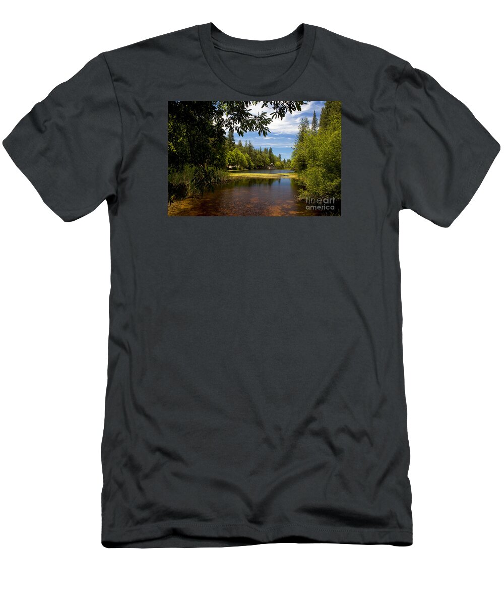 Lake Fulmor T-Shirt featuring the photograph Lake Fulmor View by Ivete Basso Photography