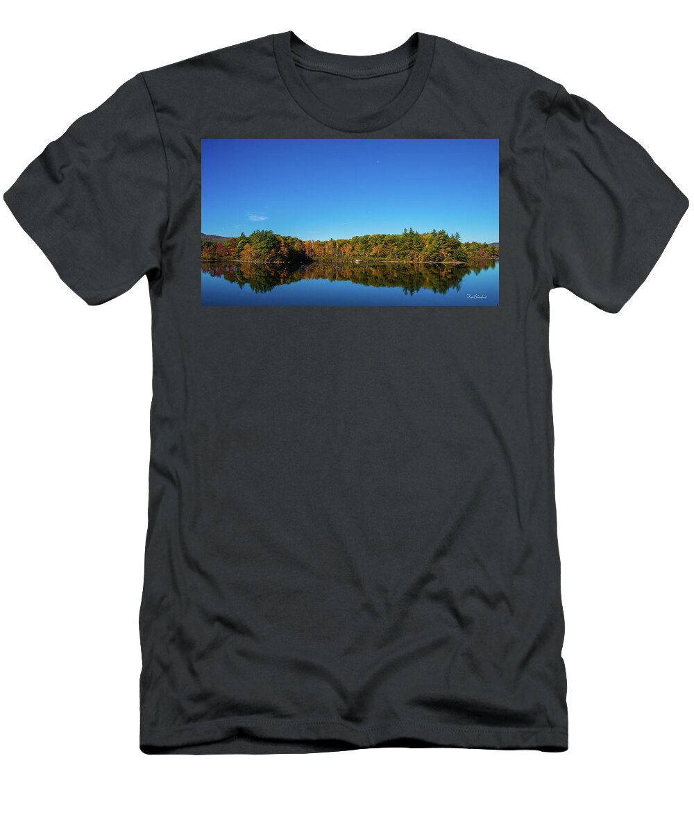 Maine T-Shirt featuring the photograph Lake Reflections by Tim Kathka