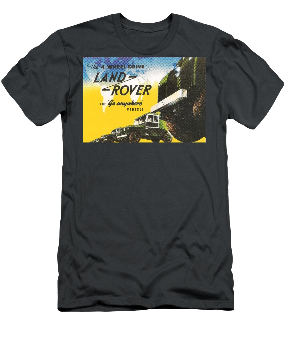 Landrover T-Shirt featuring the digital art Land Rover by Georgia Clare