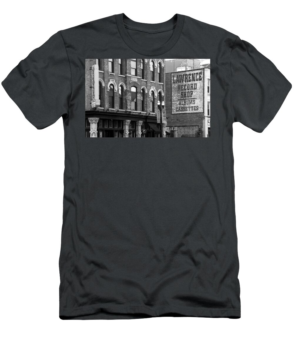 Nashville T-Shirt featuring the photograph Lawrence Record Shop Nashville by Valerie Collins